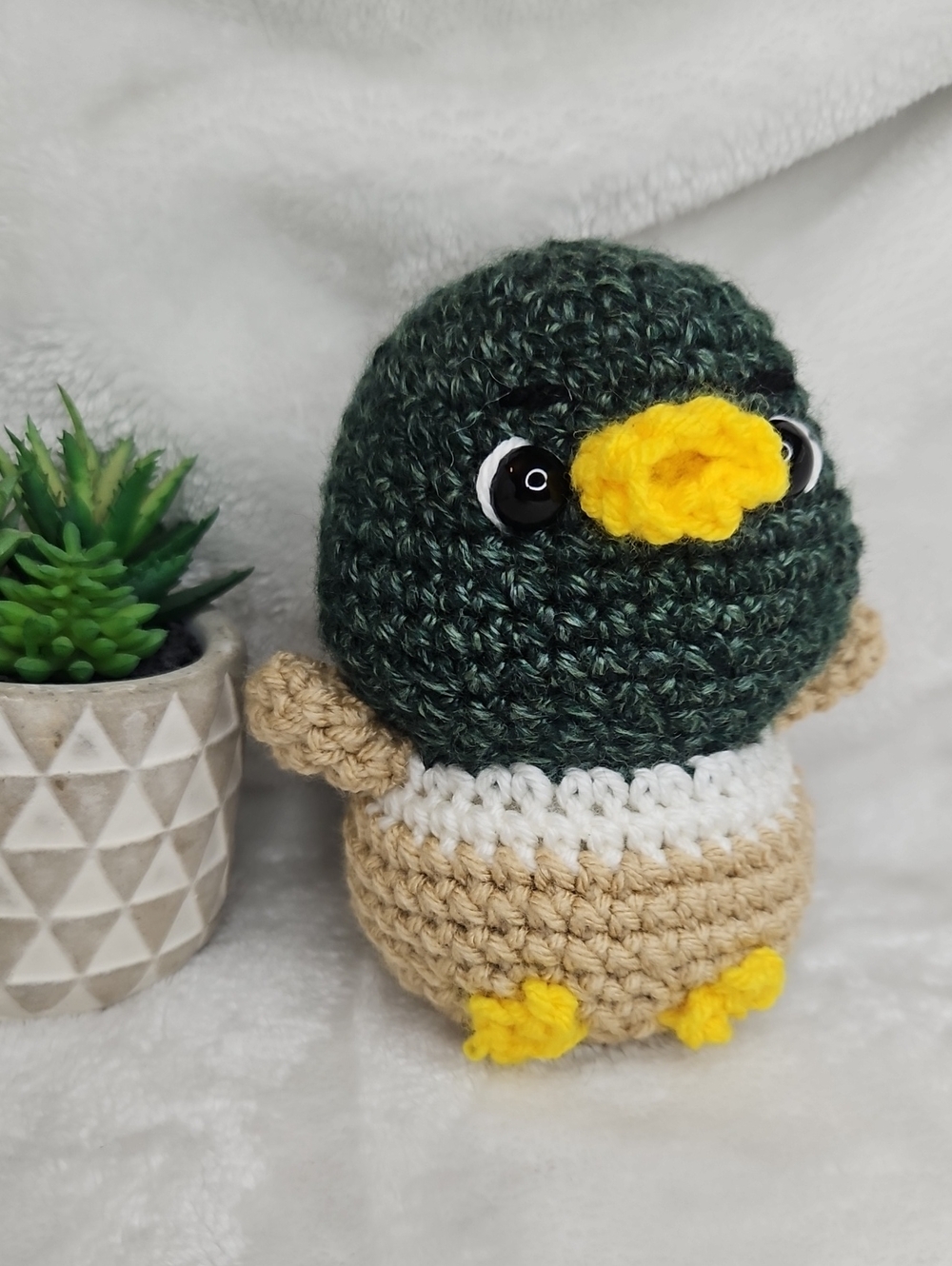 Handmade Mallard Duck Crochet Amigurumi Plushie (NEW)